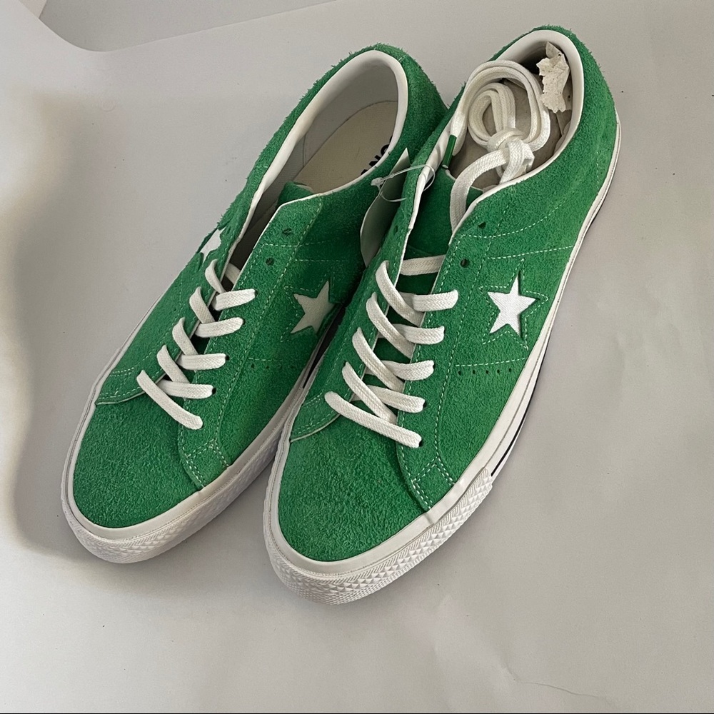 Converse Green Suede